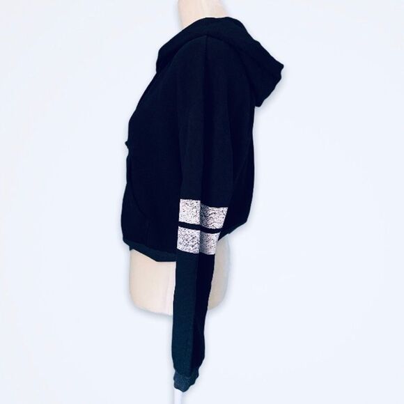 NWT Wildfox Varsity Stripe Hoodie Jacket - Picture 3 of 5